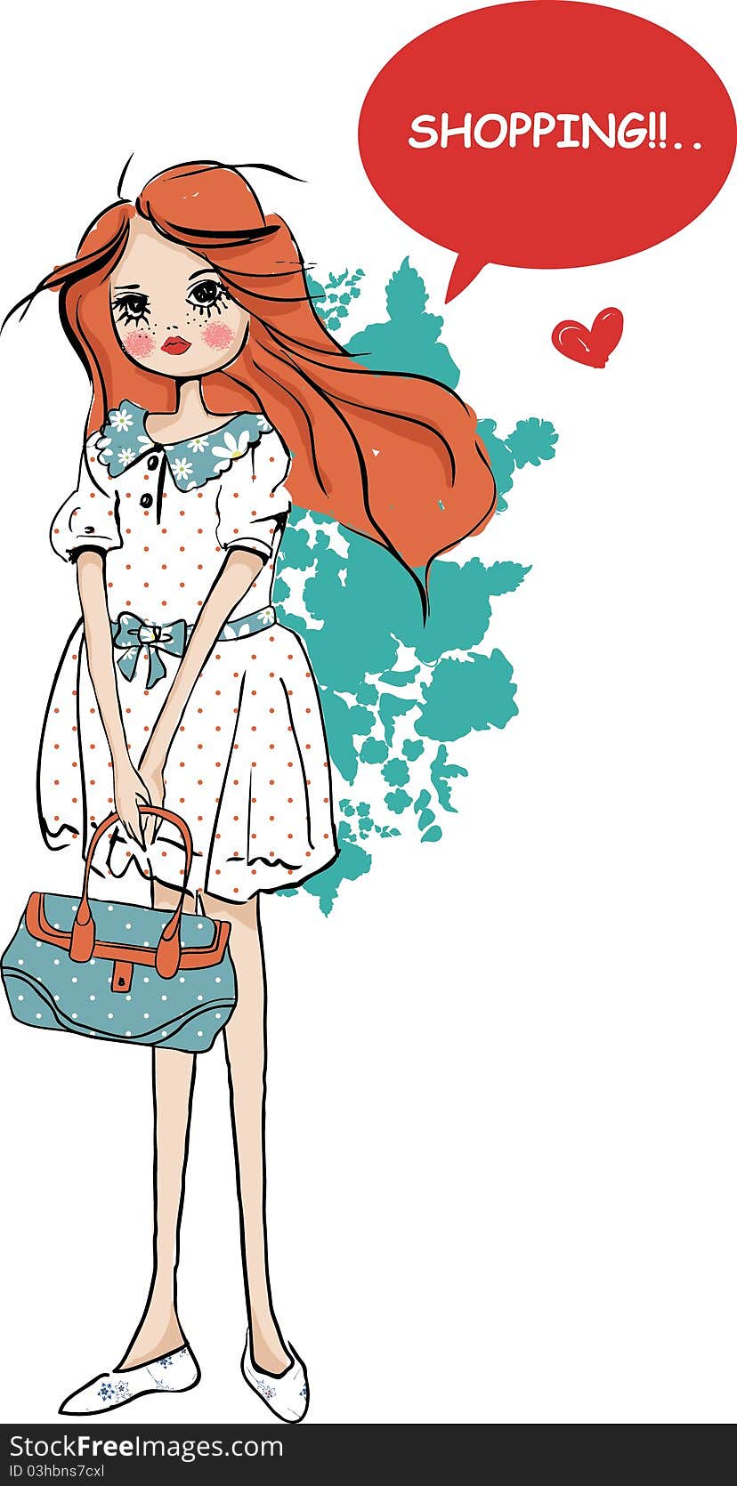 Illustration sketch fashion drawing girl. Illustration sketch fashion drawing girl