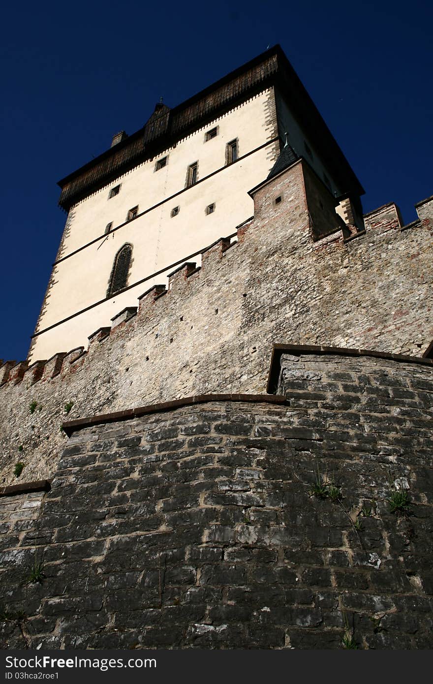 Karlstejn Tower From Bottom