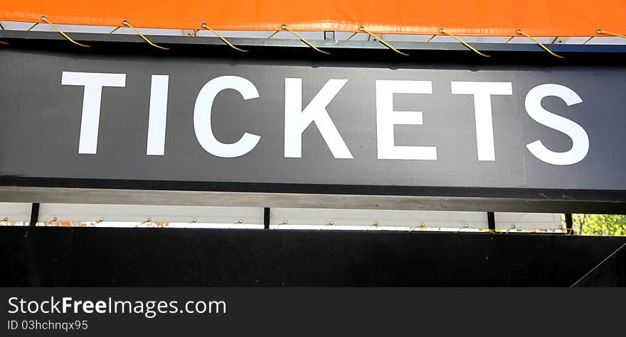 Tickets Sign