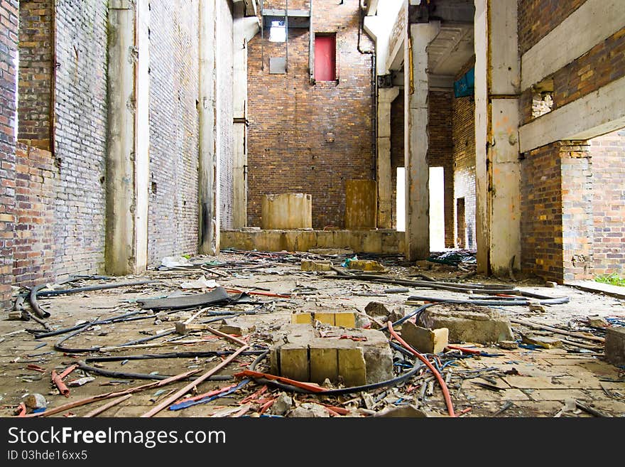 Ruins of a very heavily polluted industrial site, the place was known as one of the most polluted towns in Europe. Ruins of a very heavily polluted industrial site, the place was known as one of the most polluted towns in Europe.