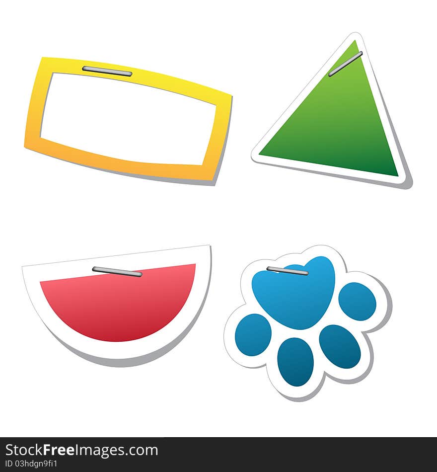 Vector sticker for your sample text. Vector sticker for your sample text