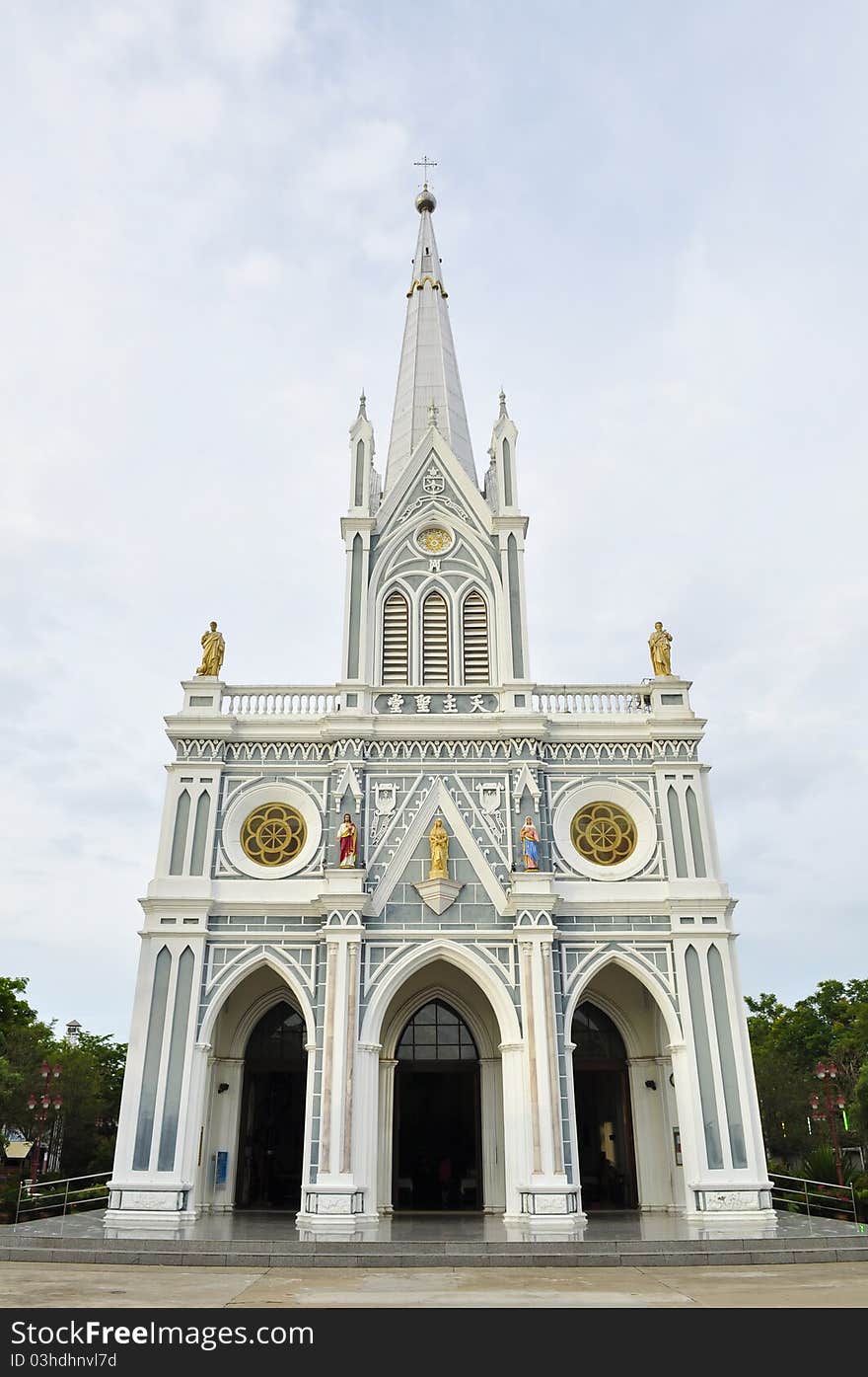 Old white church