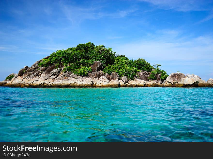 Island in the sea Andamun. Island in the sea Andamun