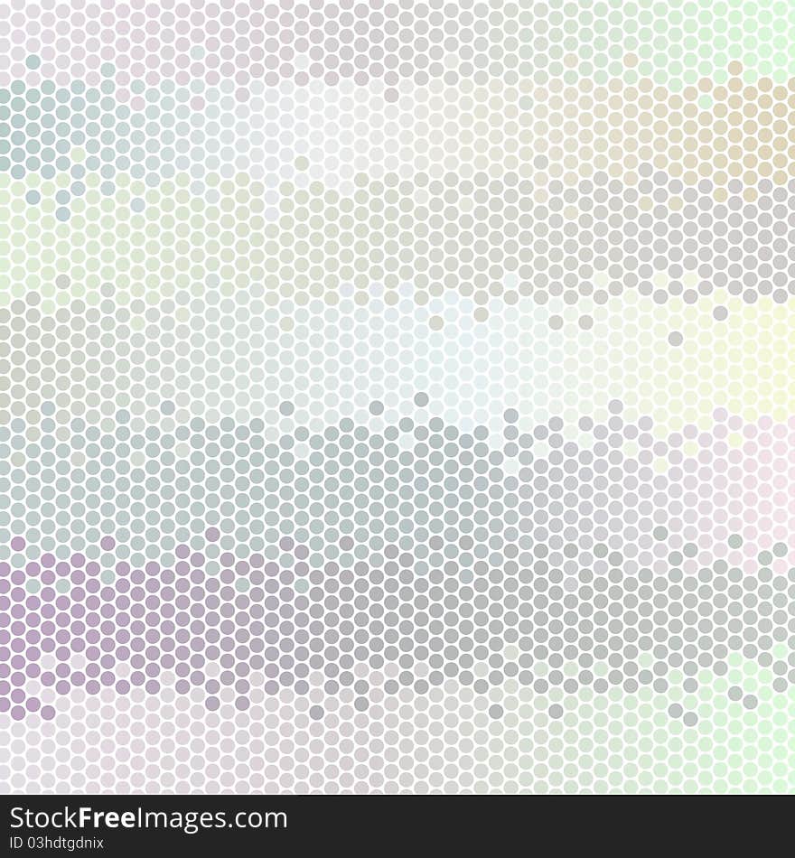 Vector abstract background, rainbow - 2d