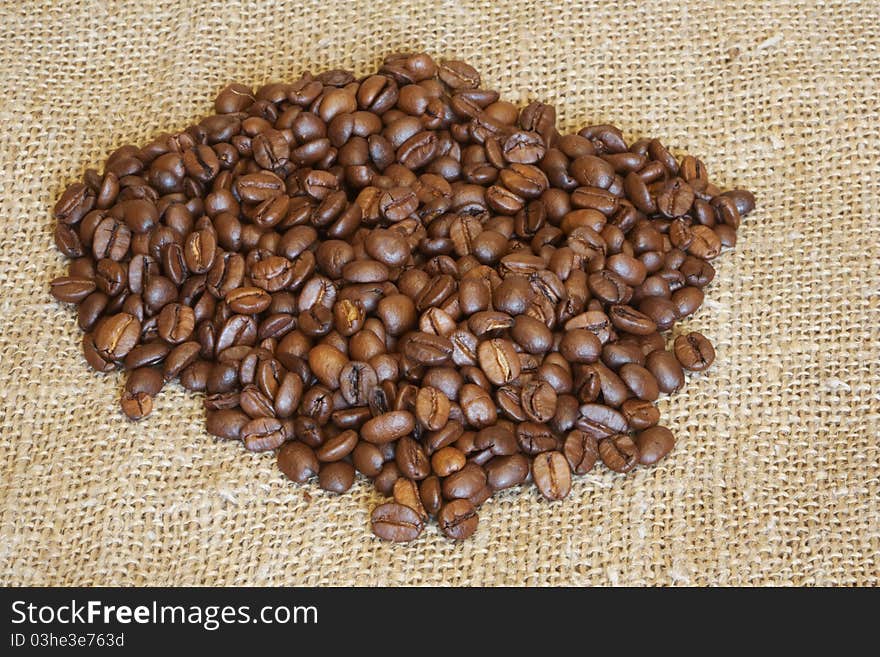 Coffee grains