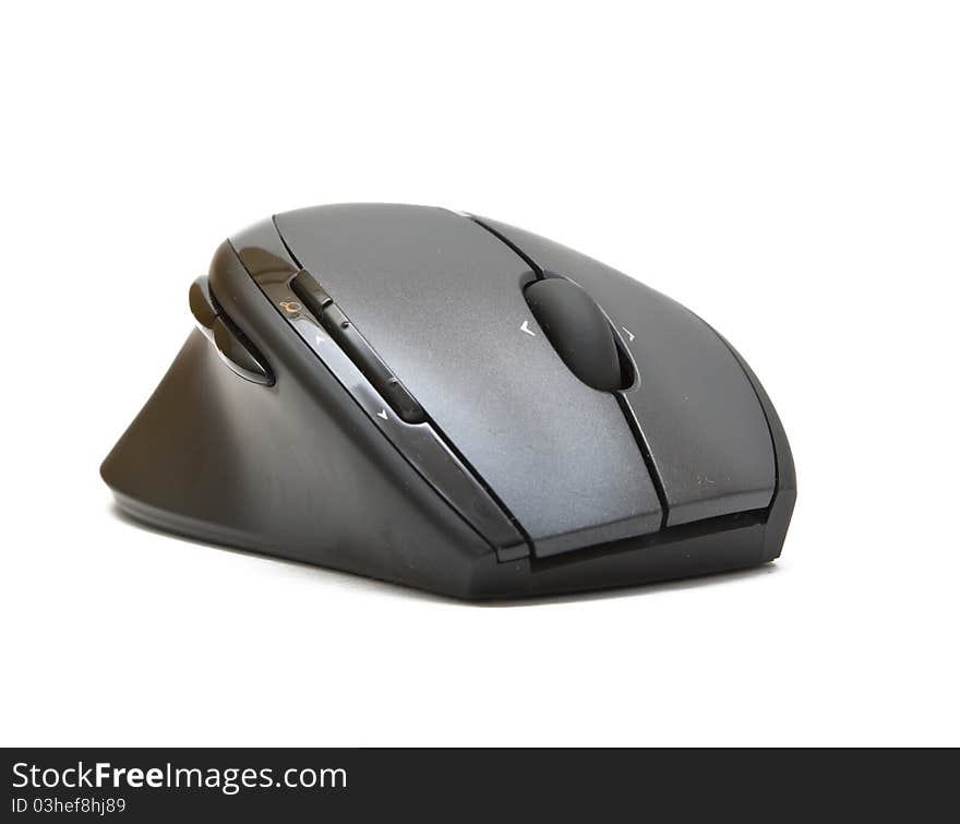 Isolated computer mouse on a white background