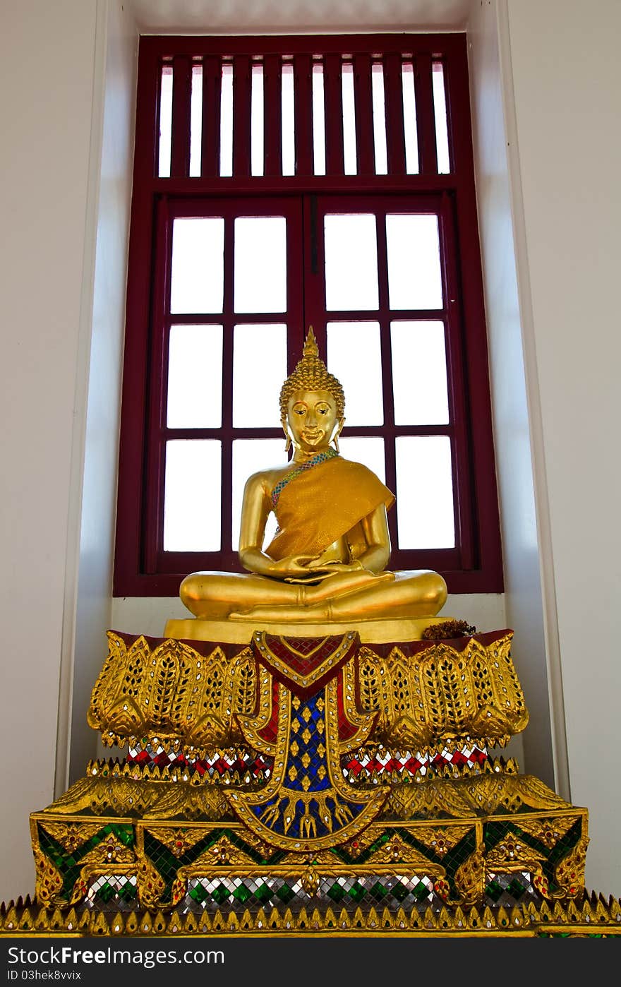 Statues of Buddha. In the temple of Buddhism. Statues of Buddha. In the temple of Buddhism