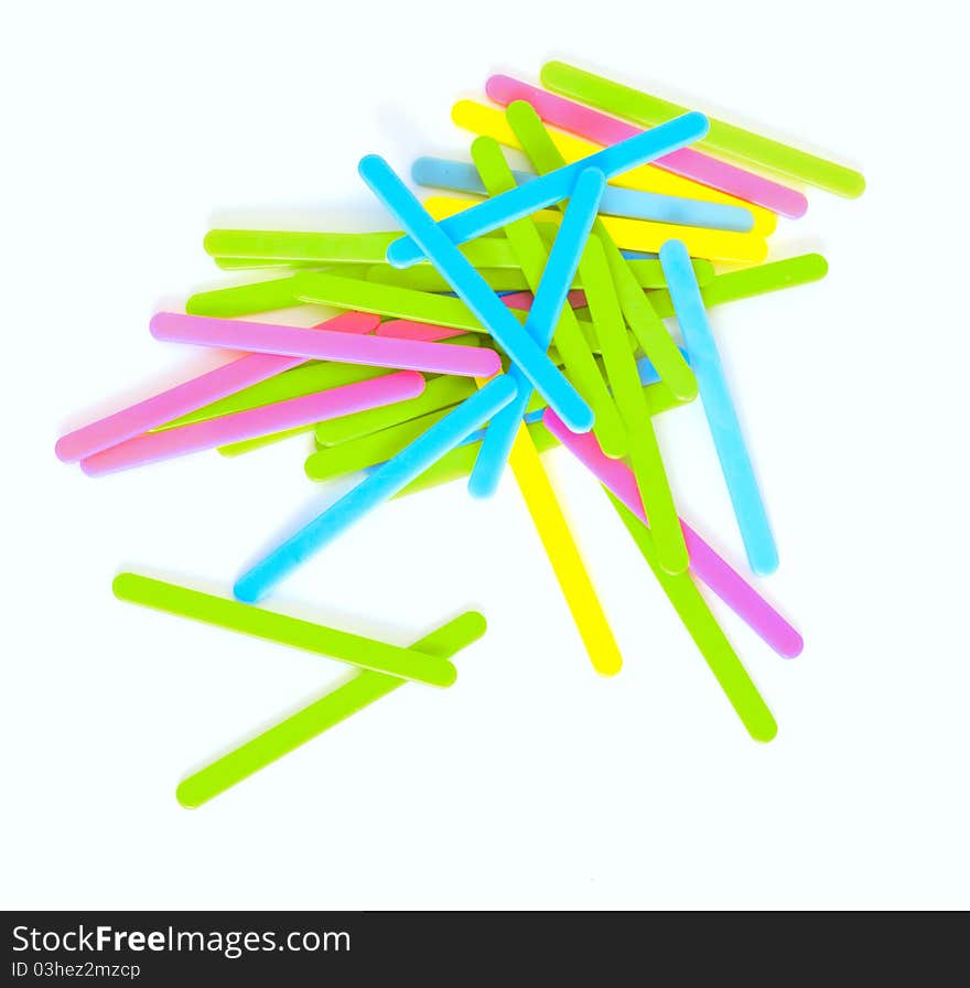 Multi-colored sticks