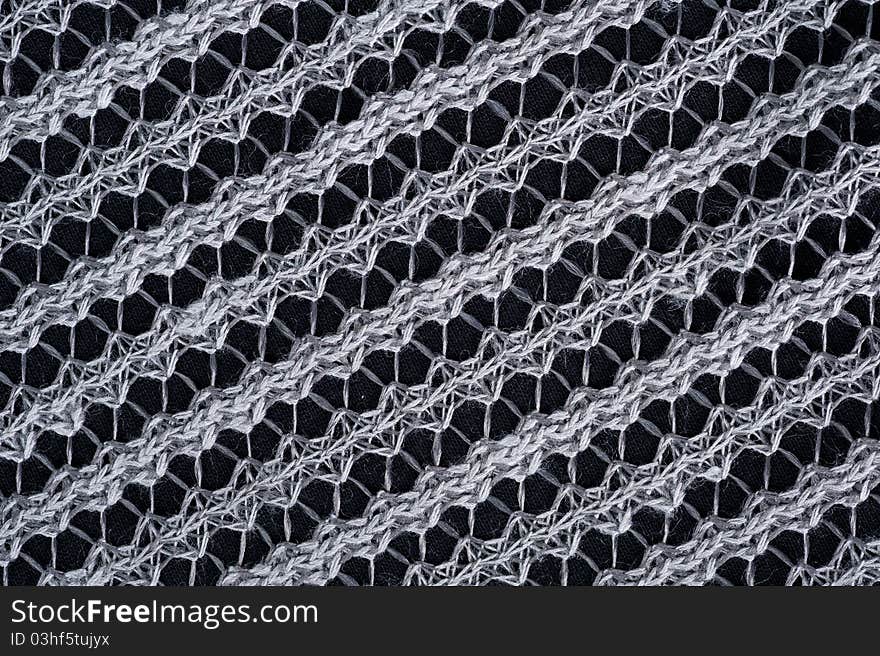 Close-up of knitted thread texture. Close-up of knitted thread texture