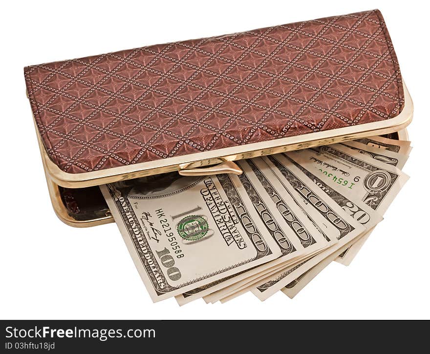 Dollars in wallet