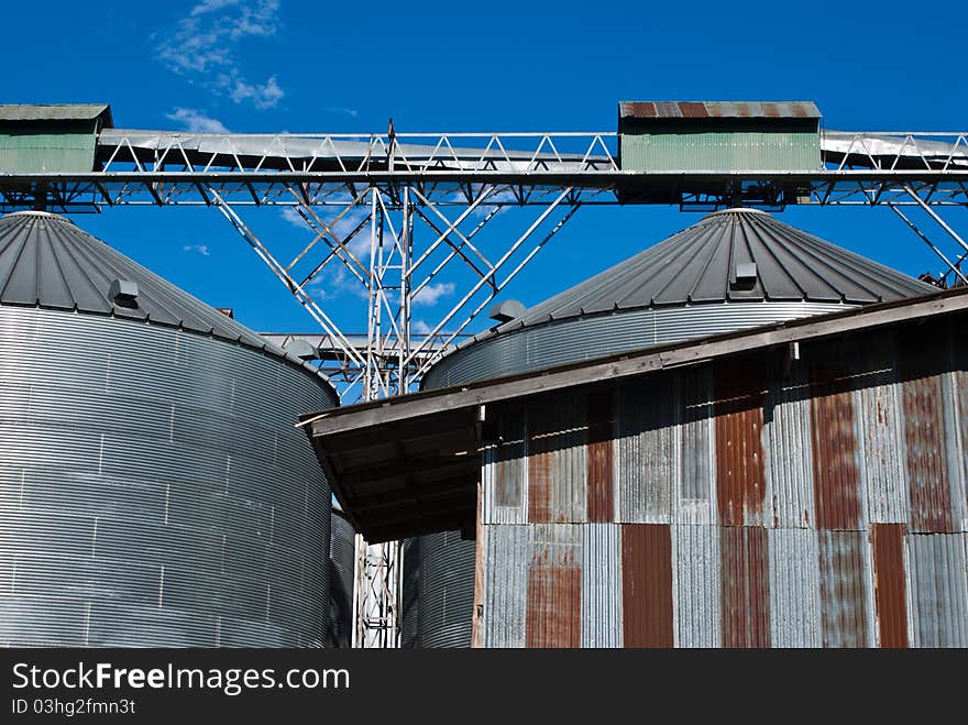 Part of agriculture rice mill in Thailand. Part of agriculture rice mill in Thailand