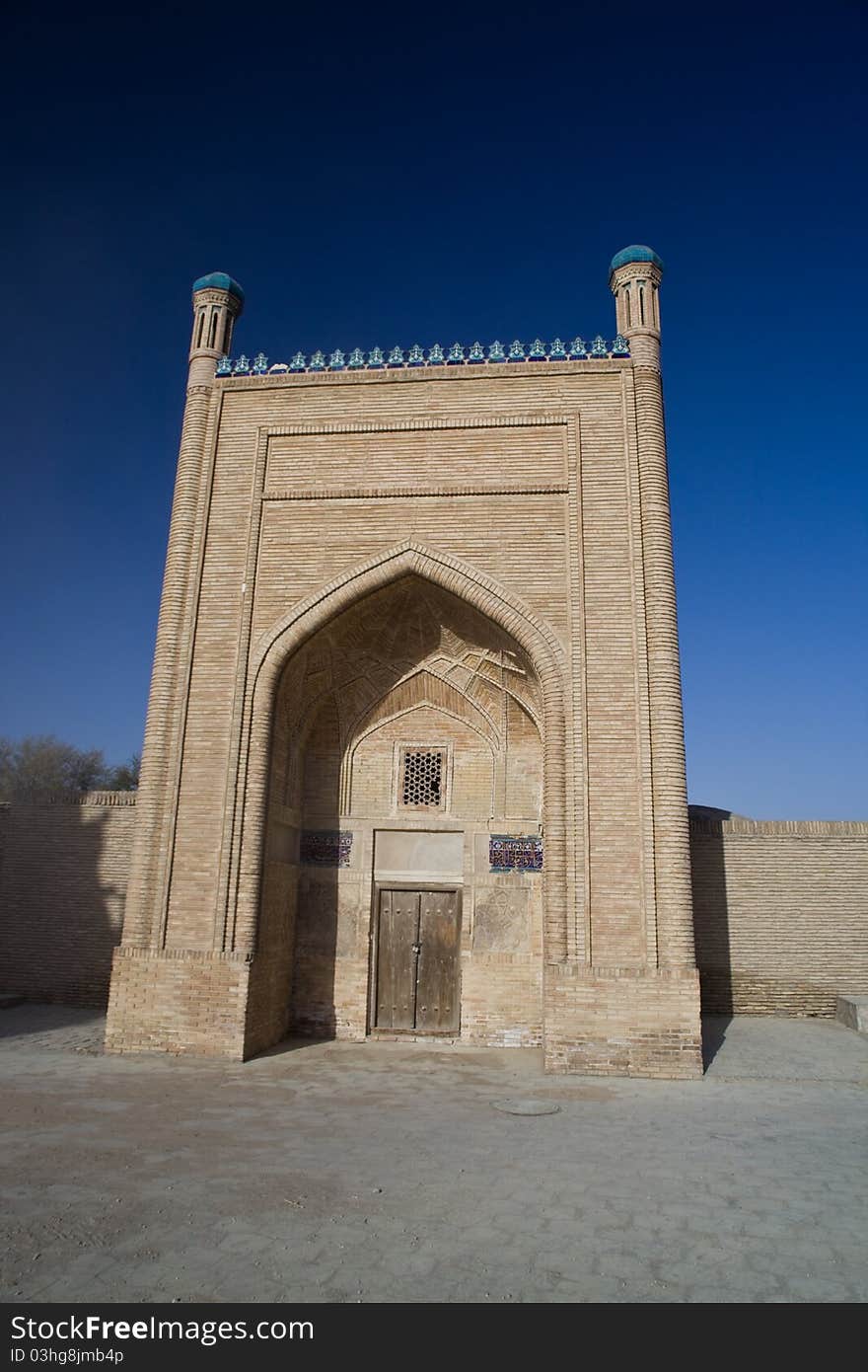 Front Entrance To Mosque