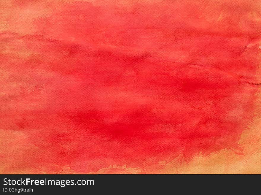 Painting background in the red