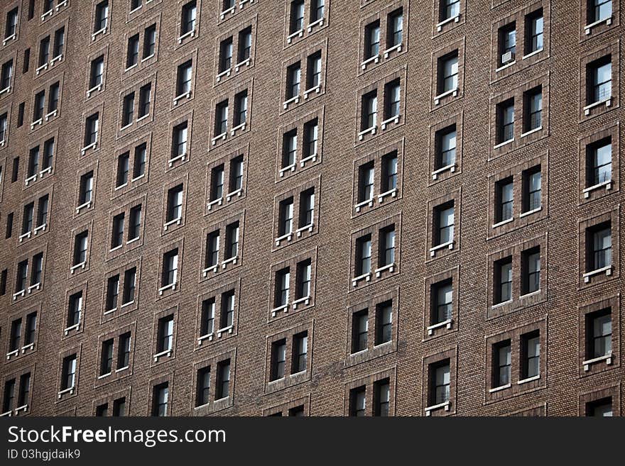 Old tower front from a building in New York City. Old tower front from a building in New York City