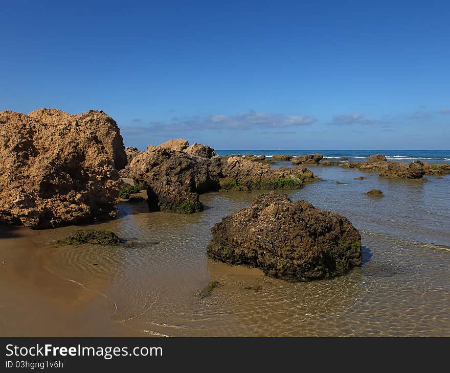 Stones and sea