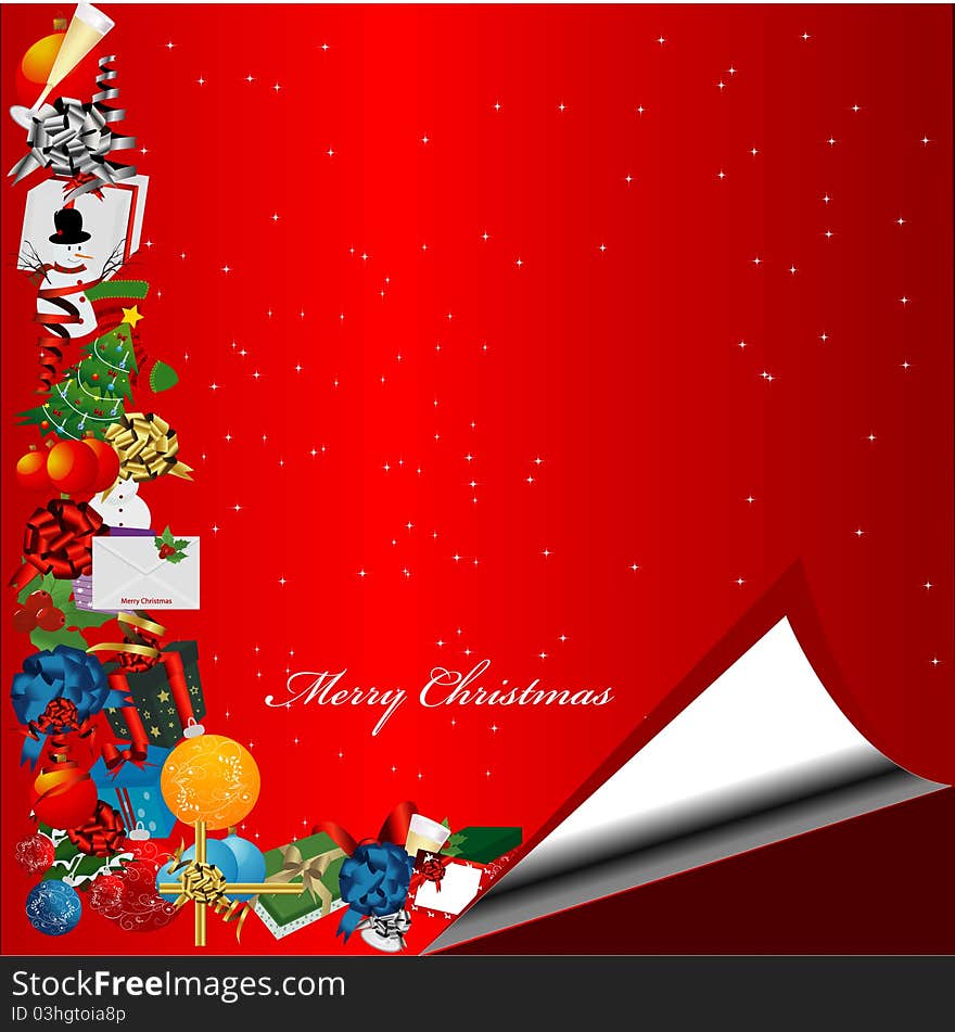 Red Christmas Background