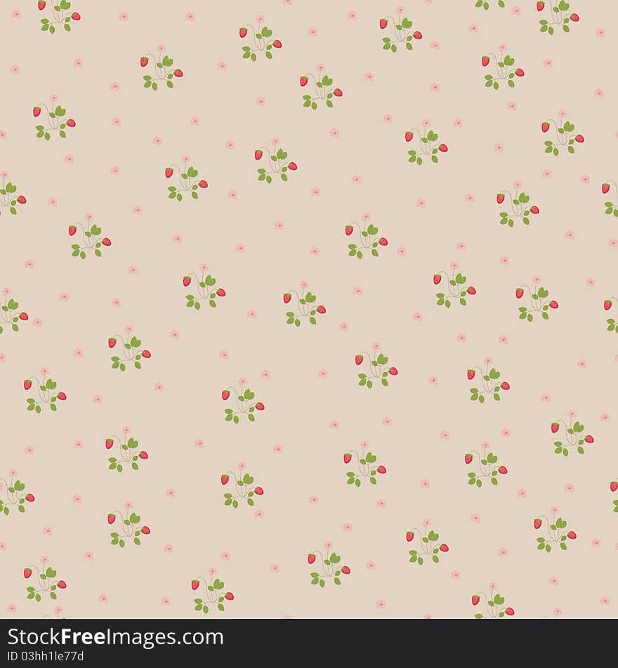 Seamless floral wallpaper