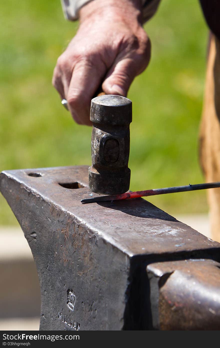 Blacksmith At Work