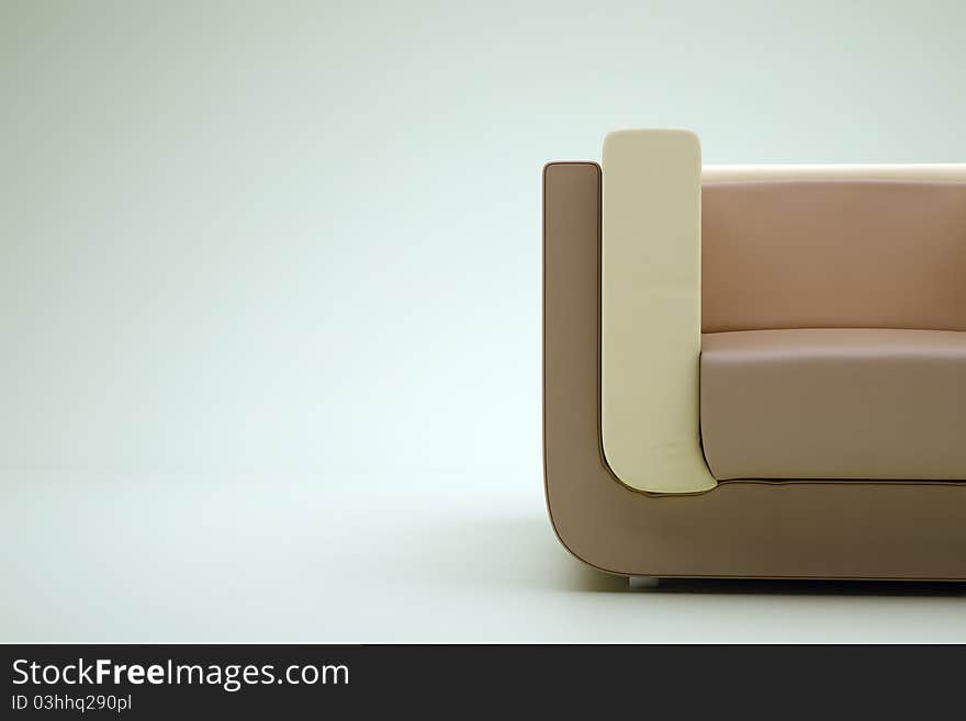 Brown armchair