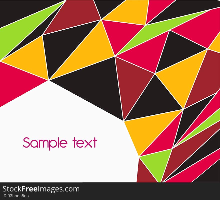 Abstract pink background with triangle shapes. Abstract pink background with triangle shapes