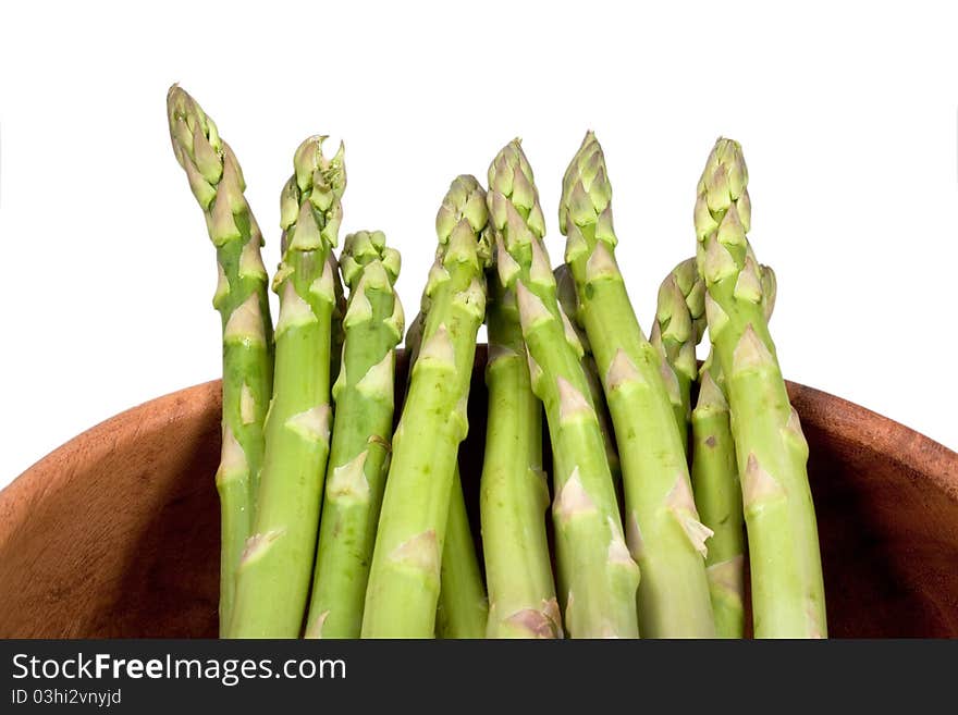 Fresh green asparagus