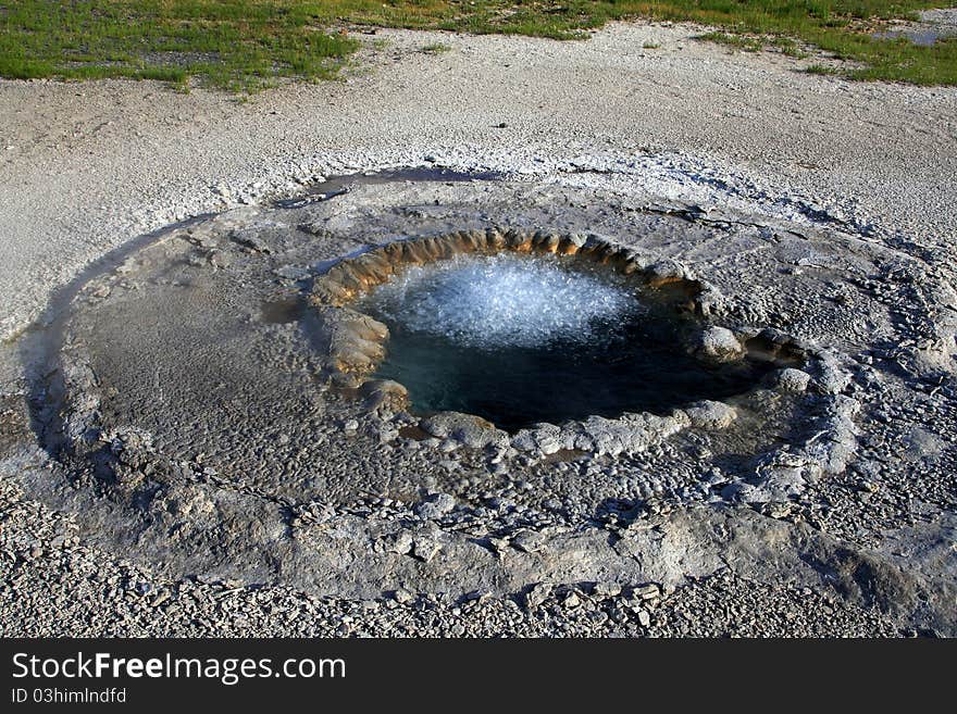 Hot spring in Yellowstone National Park, Upper Geyser Basin