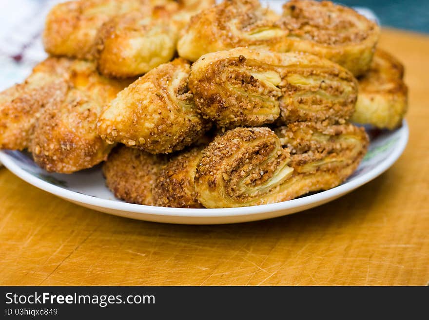 Homemade cookies on a table