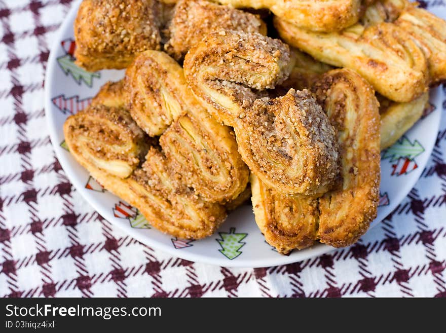 Homemade cookies on a table