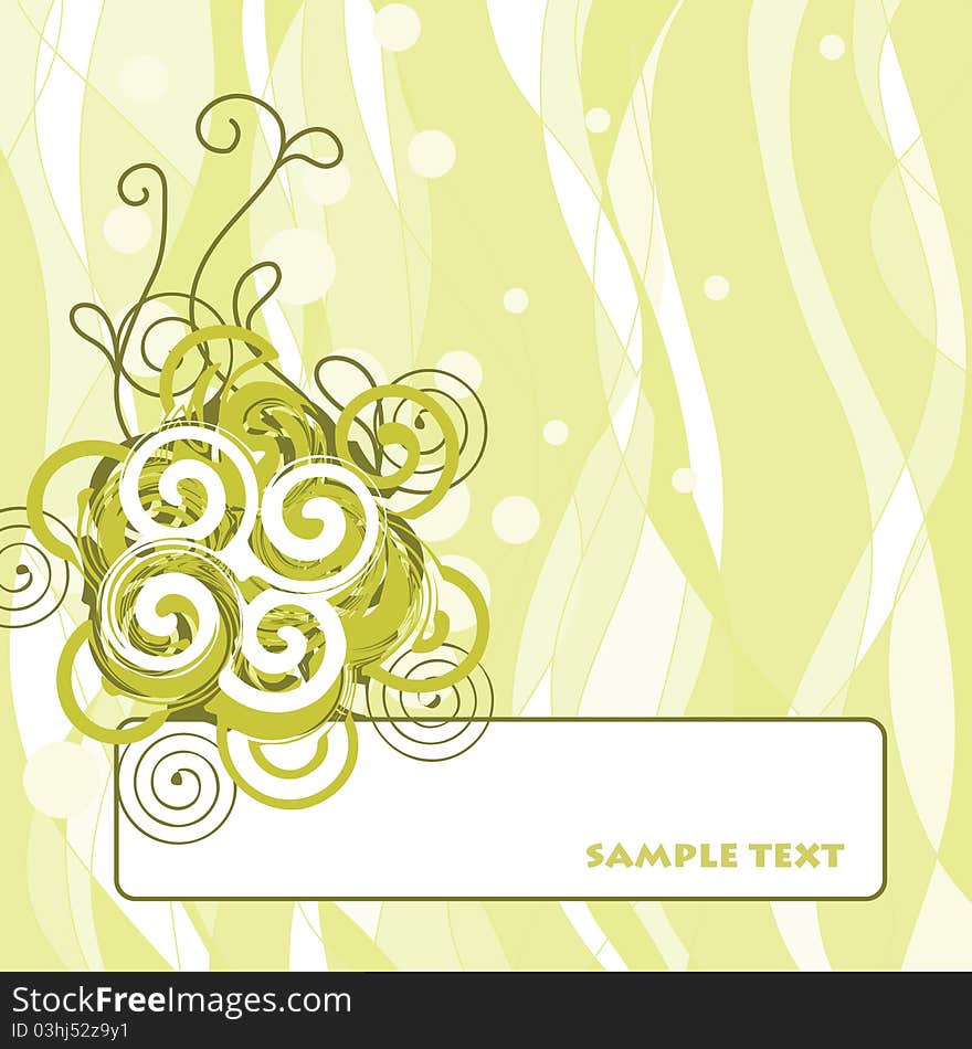 Modern Floral Background