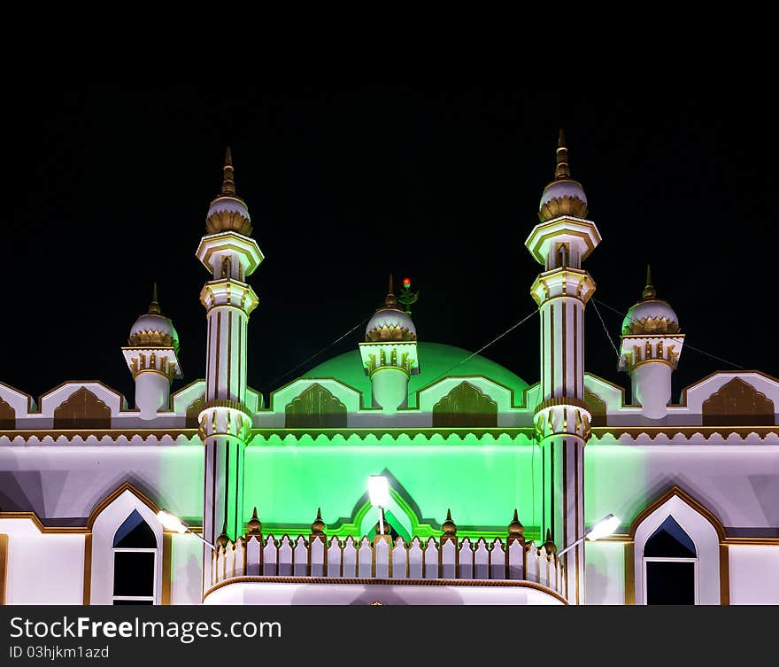 Muslim (Arab) Mosque, Kovalam, Kerala, India