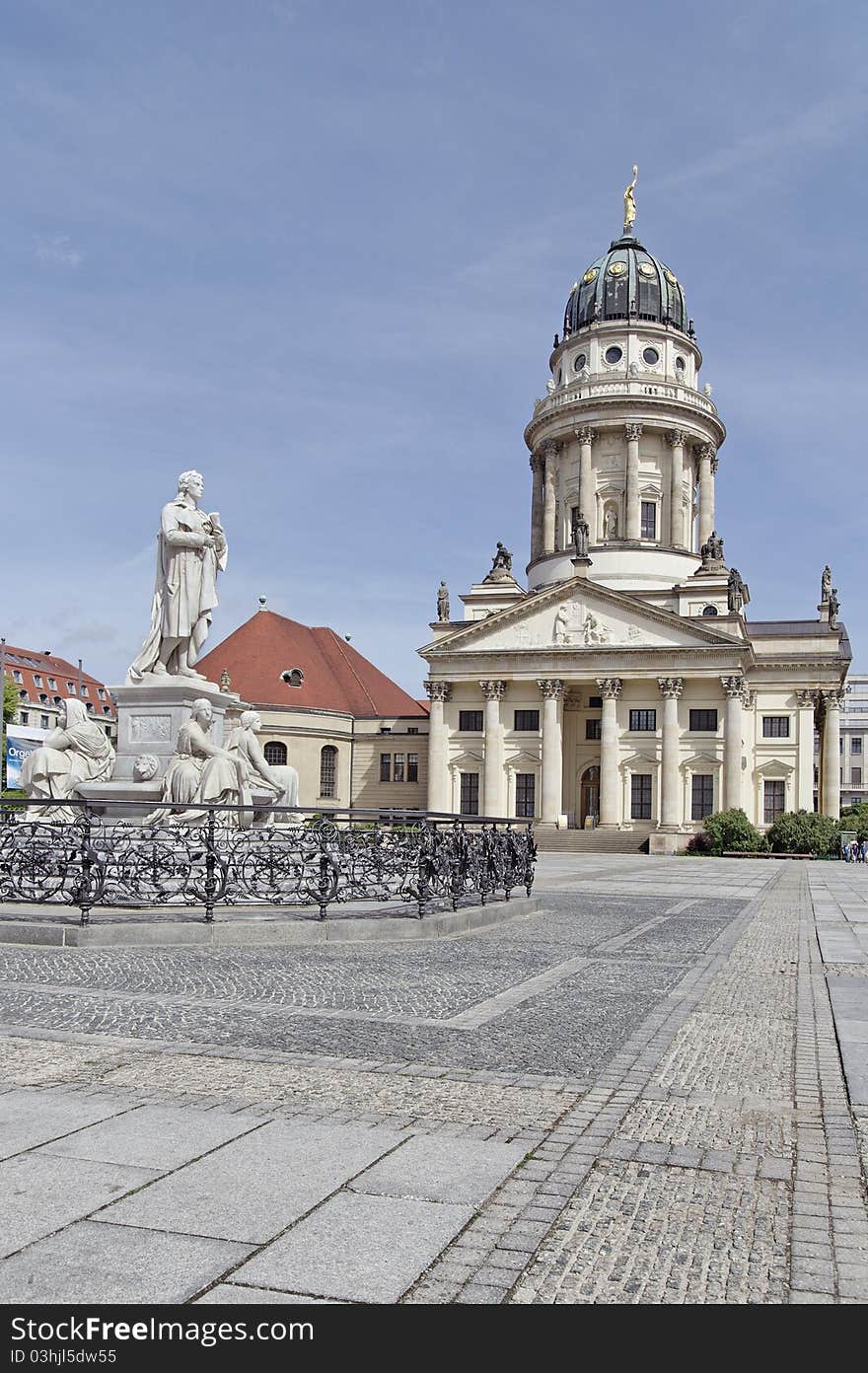 Church Franz-dom in the center of Berlin. Church Franz-dom in the center of Berlin