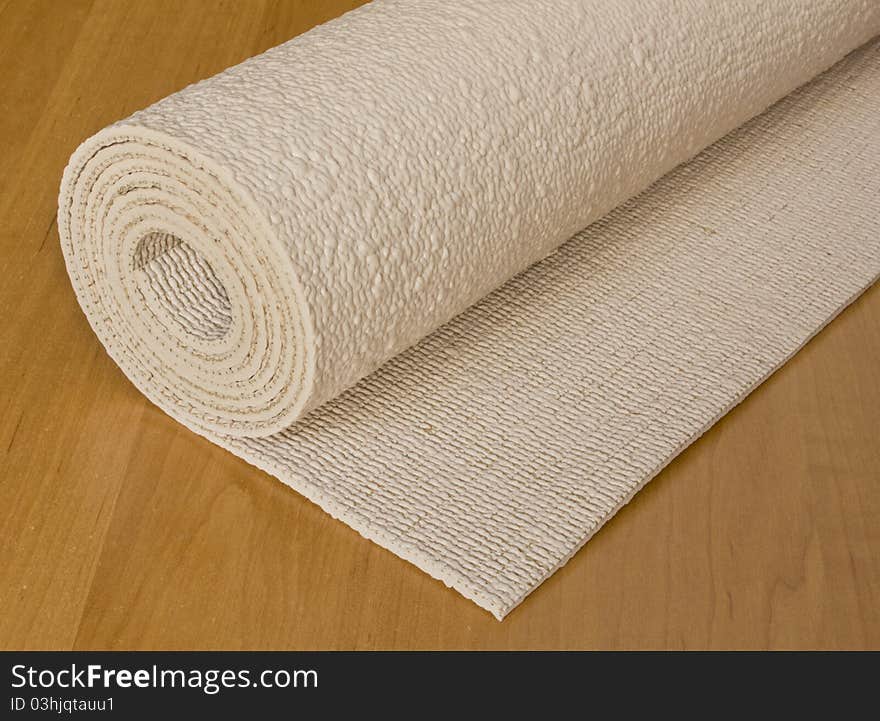 Rolled up execise mat used for yoga or pilates. Rolled up execise mat used for yoga or pilates