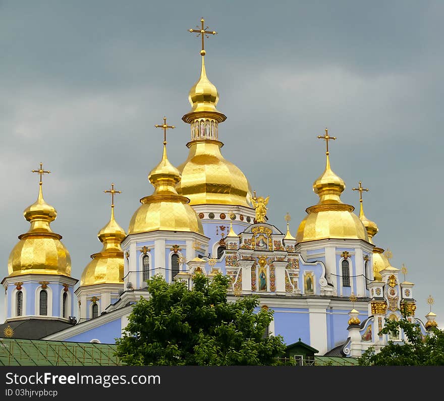 St. Michael&#x27;s Golden-Domed Monastery located in Kyiv, Ukraine, Europe. This is Ukrainian Orthodox Church located in the centre of the city
. St. Michael&#x27;s Golden-Domed Monastery located in Kyiv, Ukraine, Europe. This is Ukrainian Orthodox Church located in the centre of the city