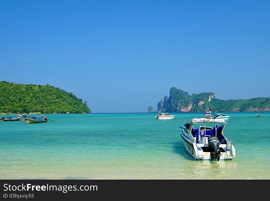 Coast Of The Island Koh Phi Phi