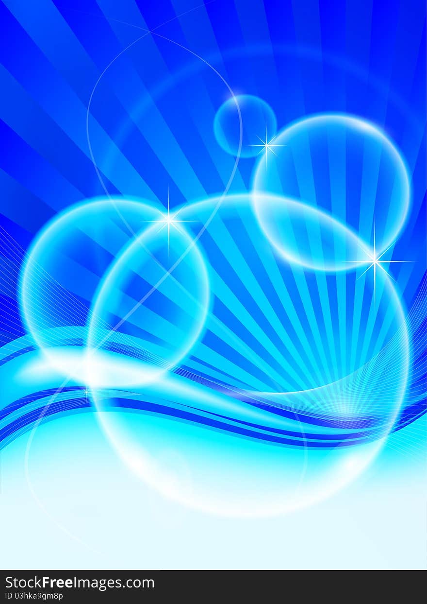 Abstract background beautiful blank blue blurred bright design electric