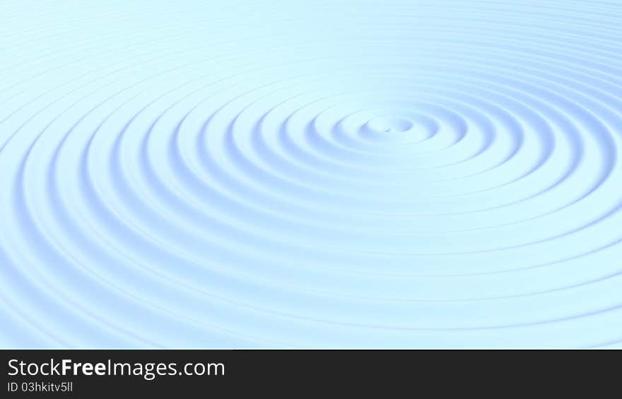 Circular Waves, Rings On Water.