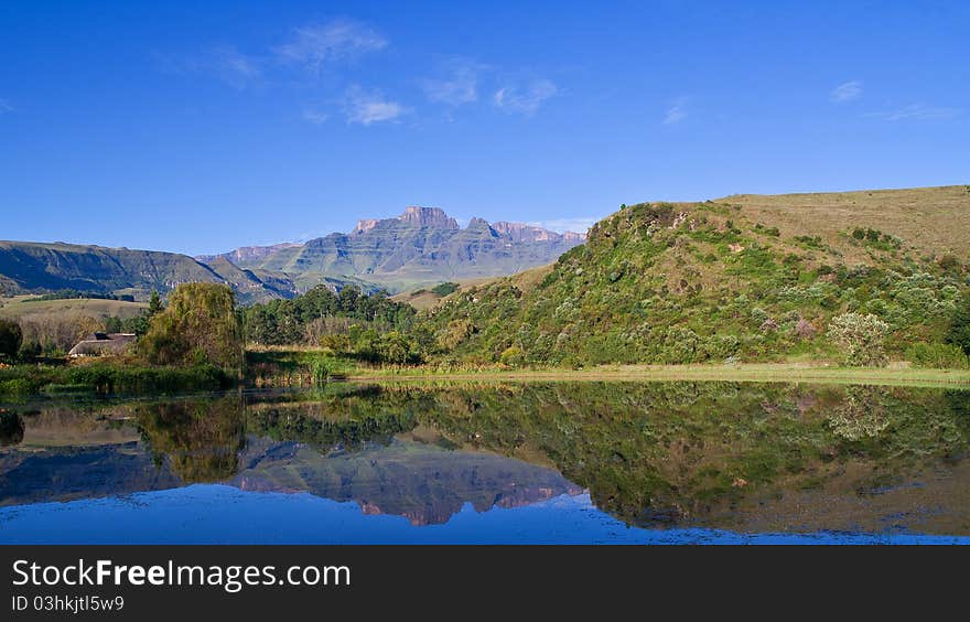 Mountain reflection