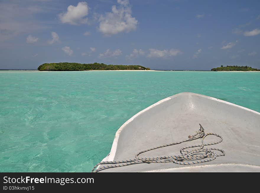 Boat trip from kuredu island, the maldives. Boat trip from kuredu island, the maldives