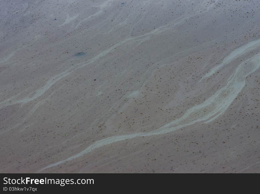 River Surface After Rain