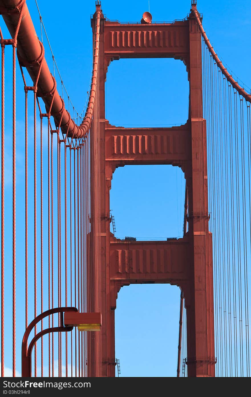 Close Up Of Golden Gate