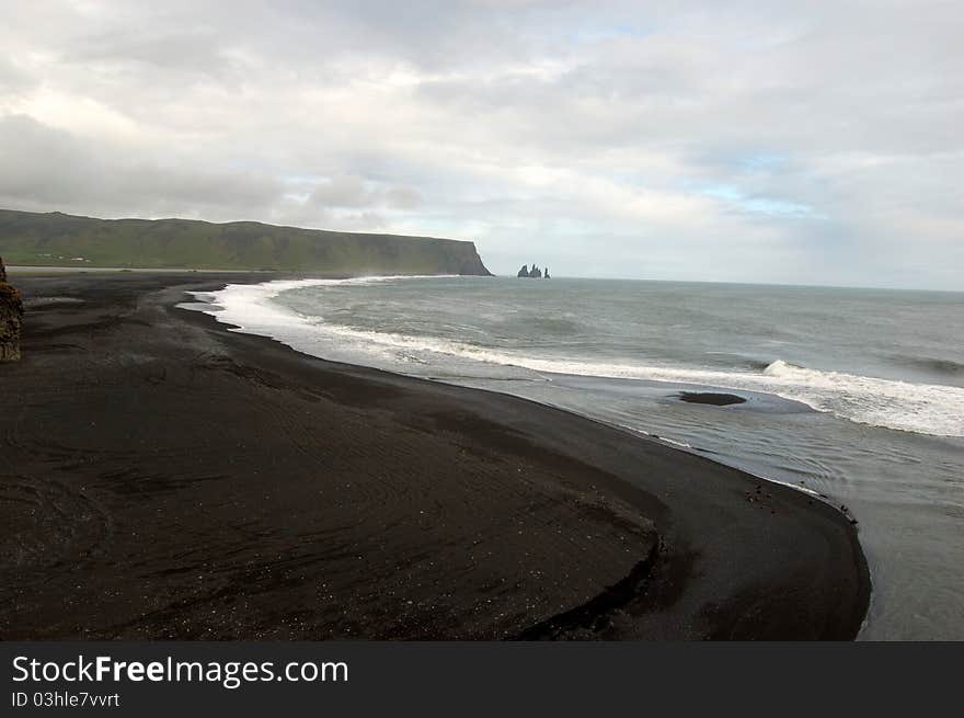 Dyrholaey at southern Iceland