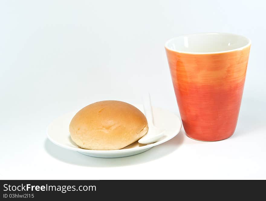 Set of Coffee cup with white background