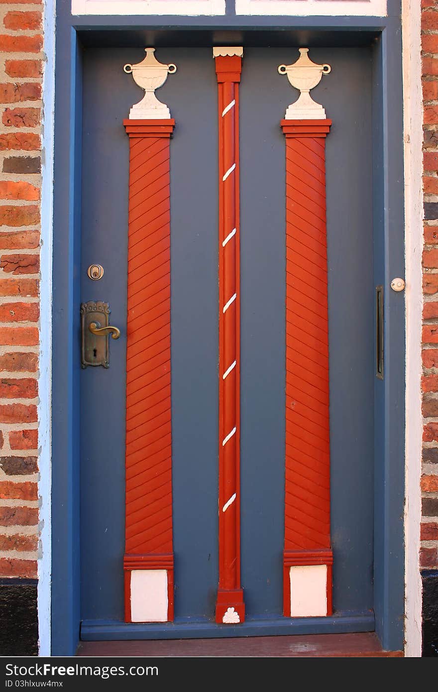 Vintage Door in Ribe, The oldest Town in Denmark