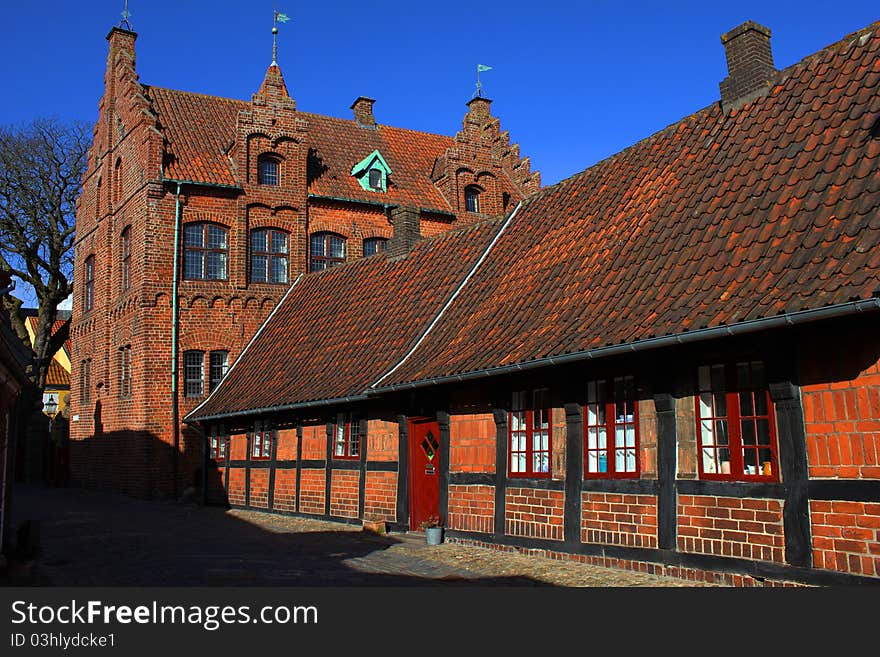 Vintage House in Ribe, The oldest Town in Denmark. Vintage House in Ribe, The oldest Town in Denmark