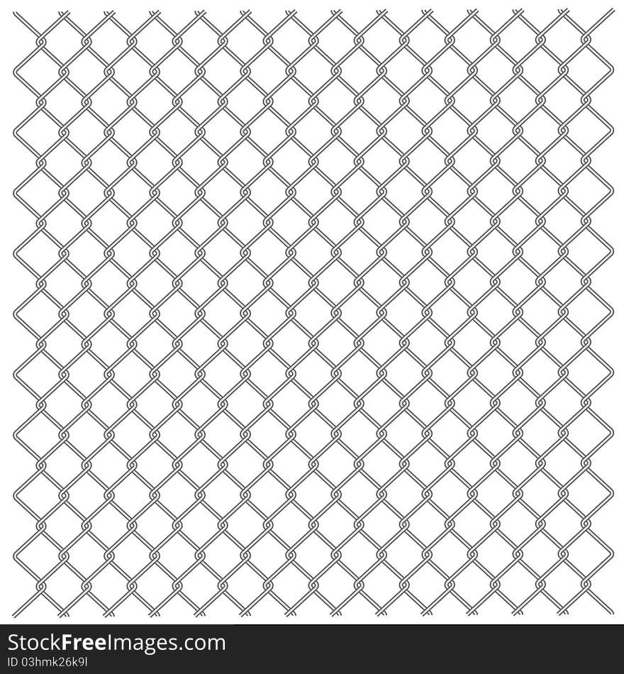 Metallic fence