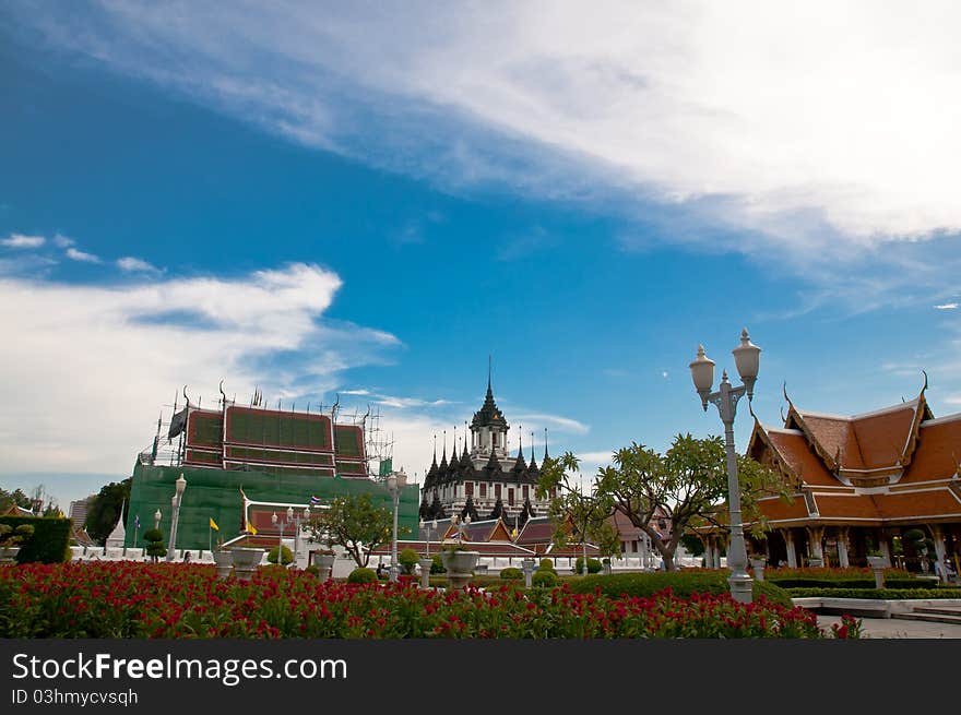 Wart Ratchanuddaram Temple in Thailand