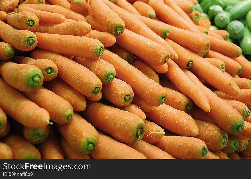 Carrots In Supermarket