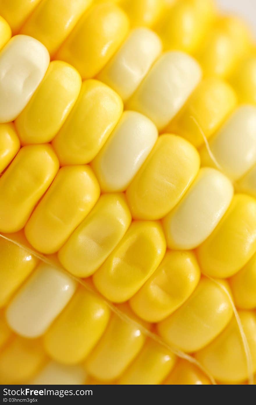 Yellow corn, very fresh and isolated on studio. Yellow corn, very fresh and isolated on studio.