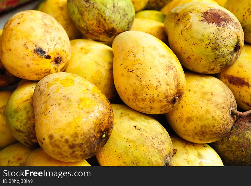 Mango on the market, Thailand