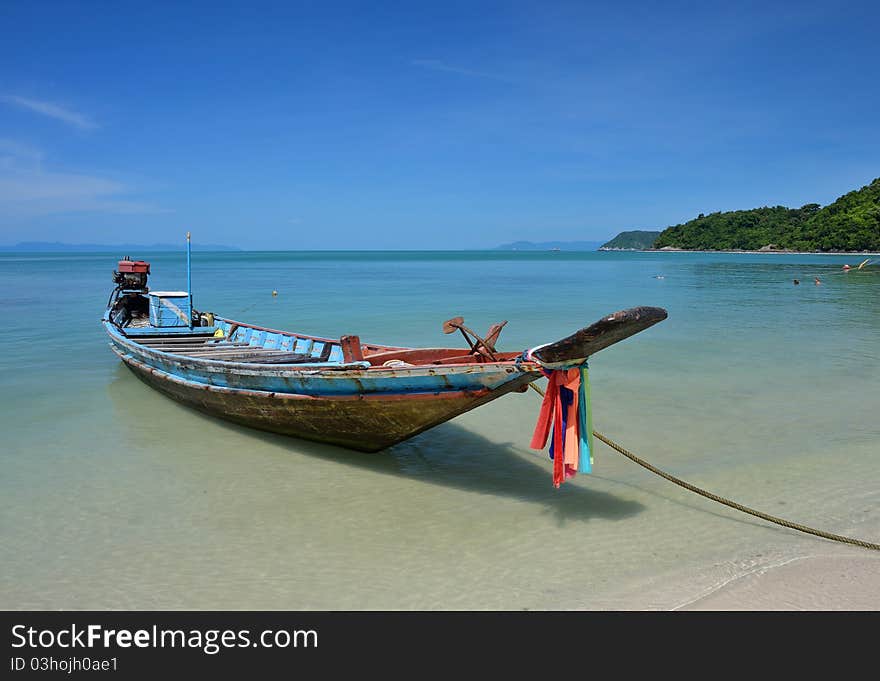 Landscape bird eye view of angthong national marine park ko samui